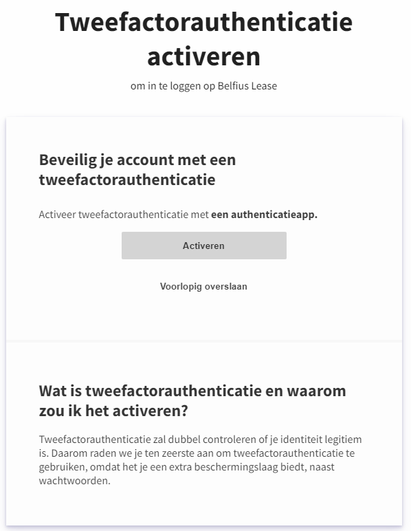 MMI tweestapsverificatie 1